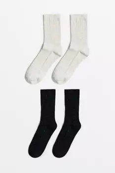 Набор носков вискозных с люрексом (2 пары)