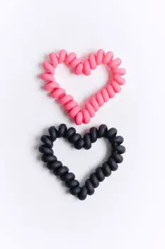 Набор резинок-спиралек для волос (2 штуки)