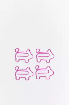 Набор закладок-поросят для книг (4 штуки)