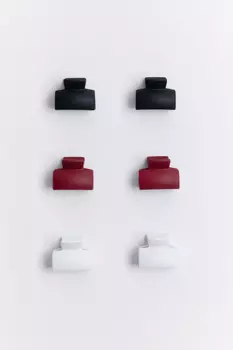 Набор заколок матовых (6 штук)