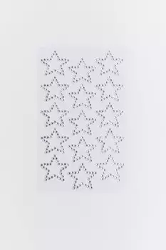 Наклейки для тела в виде звезд из страз