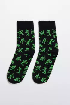 Носки с инопланетным принтом