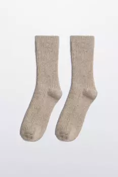 Носки теплые с шерстью и люрексом