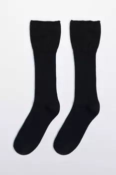 Носки в рубчик с имитацией второго слоя