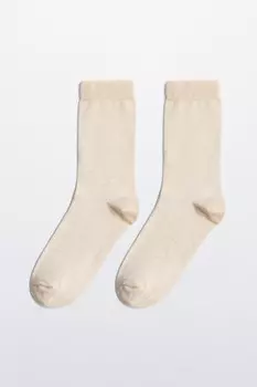 Носки высокие хлопковые базовые