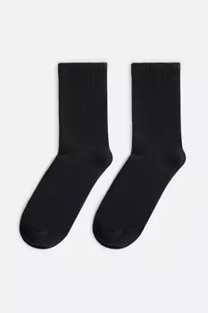 Носки высокие хлопковые базовые