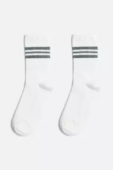 Носки высокие с рваными краями