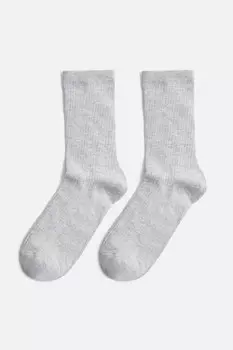 Носки высокие базовые в рубчик