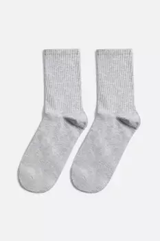 Носки высокие базовые в рубчик