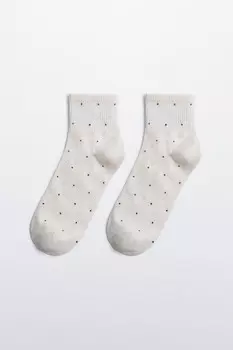 Носки короткие в крапинку