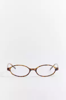 Очки-нулевки овальные в тонкой оправе