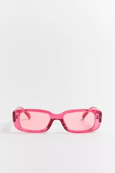 Очки солнцезащитные в полупрозрачной оправе