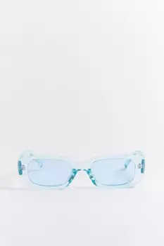 Очки солнцезащитные в полупрозрачной оправе