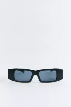 Очки солнцезащитные в широкой оправе