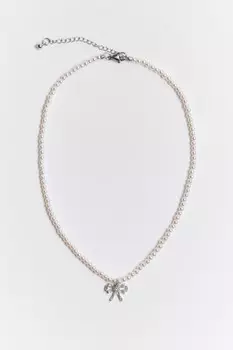 Ожерелье с подвеской-бантиком