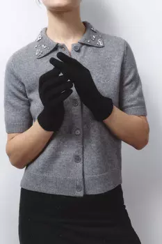 Перчатки теплые шерстяные