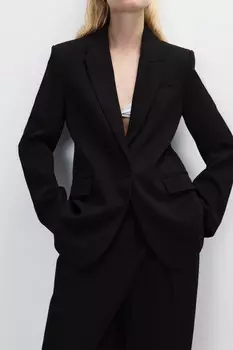 Пиджак прямой однобортный