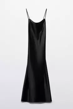 Платье-комбинация MAYA миди атласное