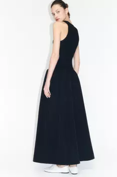 Платье макси с облегающей майкой