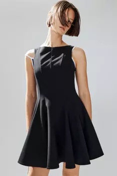 Платье мини с пышной юбкой