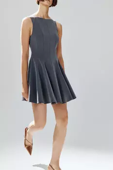 Платье мини с пышной юбкой