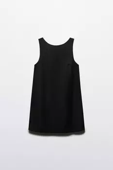 Платье мини с вырезом и бантиками на спине