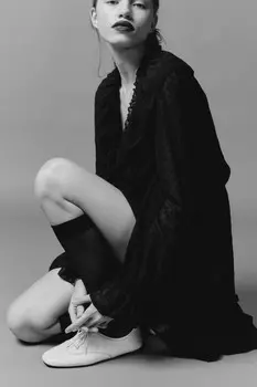 Платье мини шифоновое с воланами и завязками