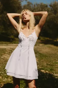 Платье-сарафан хлопковое с подкладкой