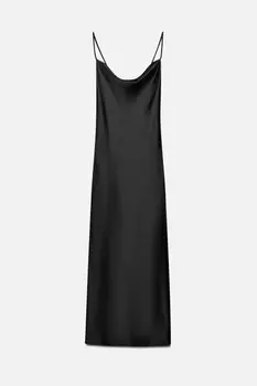 Платье-комбинация MAYA миди атласное