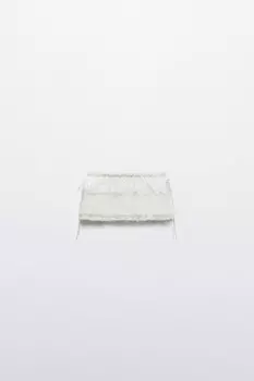 Пояс-баска кружевной с воланами