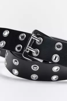 Ремень брючный с металлическими люверсами