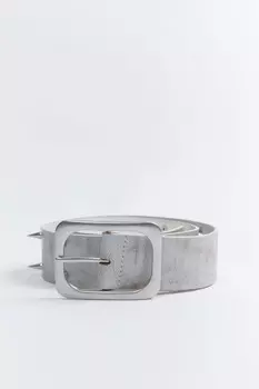 Ремень брючный с металлическими шипами