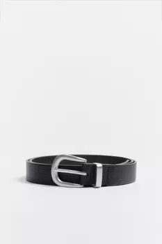 Ремень брючный с металлической пряжкой