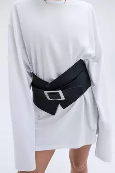 Ремень-корсет с металлической пряжкой