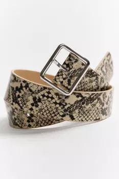 Ремень с фактурой под рептилию