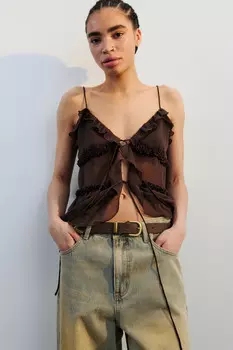 Ремень с металлическим наконечником