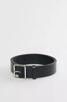 Ремень широкий с квадратной пряжкой
