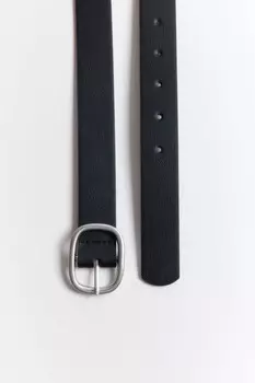 Ремень широкий с металлической пряжкой