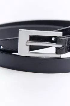 Ремень тонкий лакированный