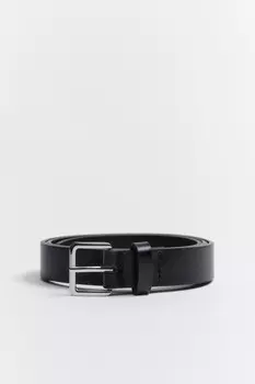 Ремень узкий брючный из искусственной кожи