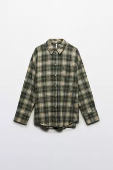 Рубашка фланелевая в клетку