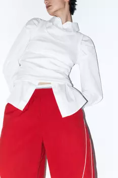 Рубашка Harvard оверсайз с карманом