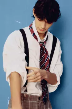 Рубашка хлопковая с карманом