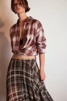 Рубашка хлопковая в клетку