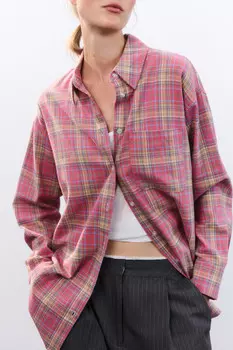 Рубашка хлопковая в клетку