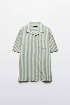 Рубашка хлопковая в полоску