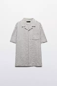 Рубашка хлопковая в полоску