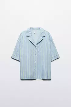 Рубашка хлопковая в полоску