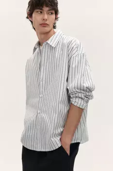Рубашка хлопковая в полоску
