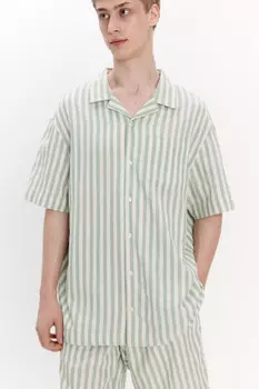 Рубашка хлопковая в полоску